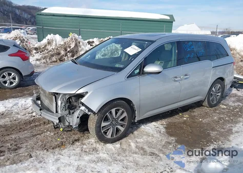 2015 Honda Odyssey Touring/Touring Elite z USA, uszkodzony, nr VIN 5FNRL5H9XFB064264